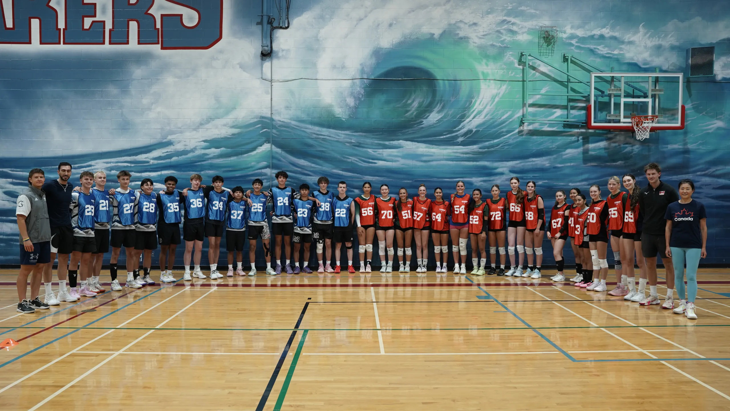 An athlete showcase used for college recruitment