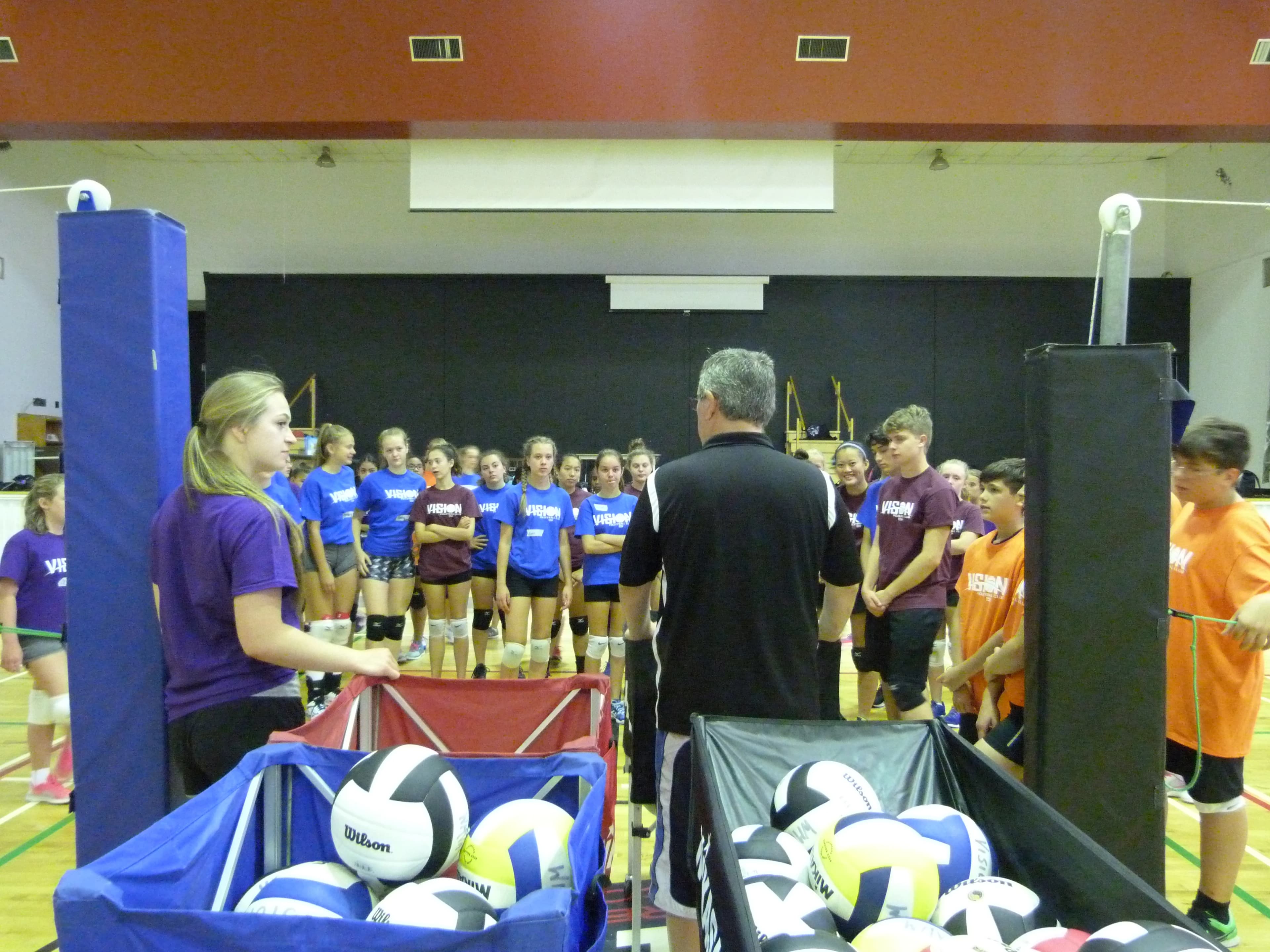 Athletes training in an unfamiliar international environment